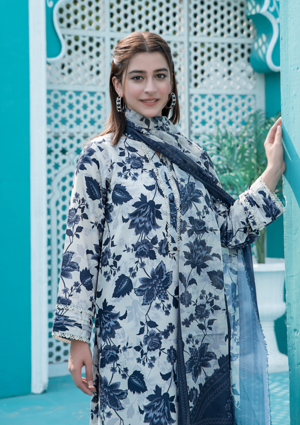 Yolo Pret Printed Arabic Silk Lawn FATAH F25 0013 Women 3pcs