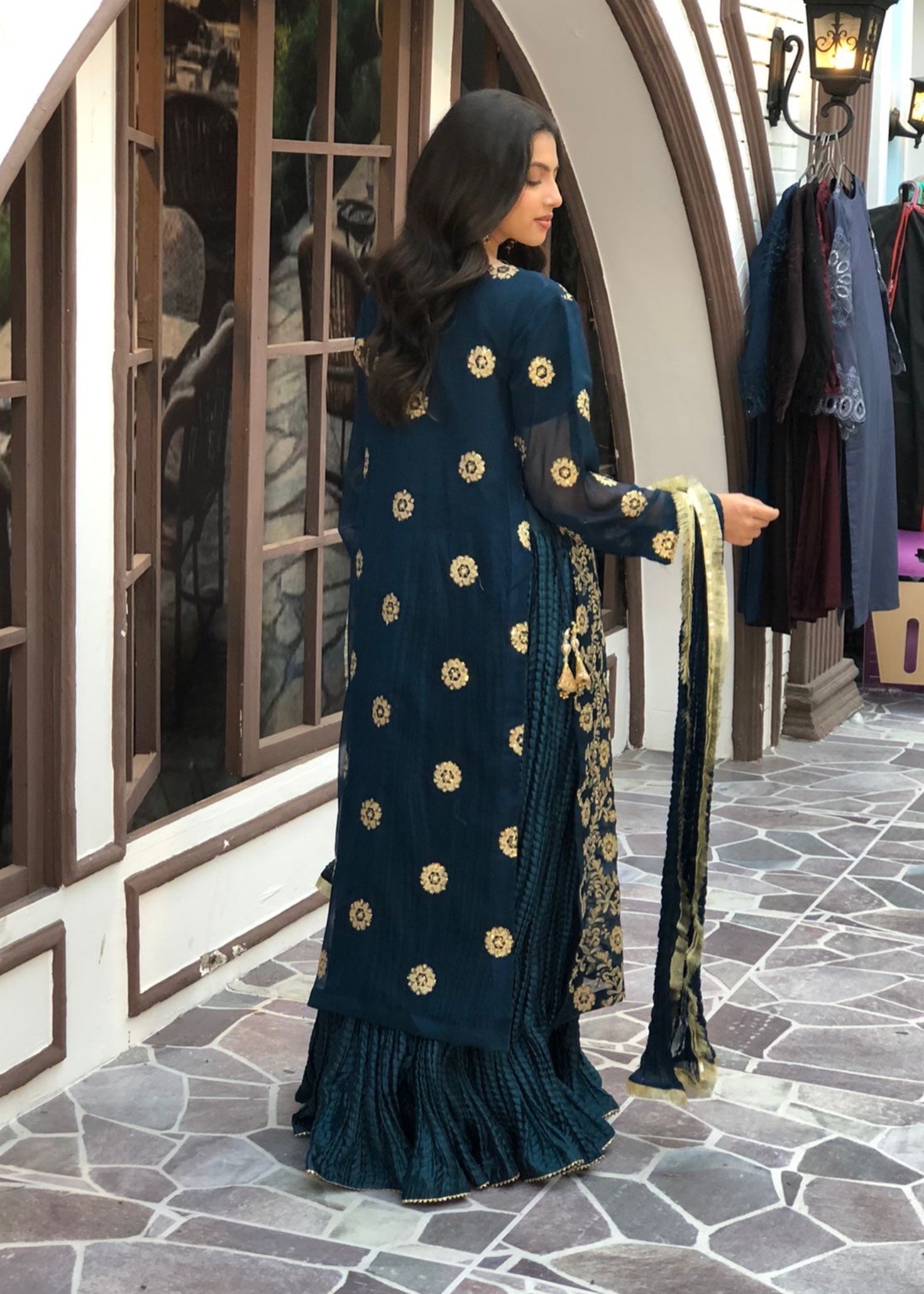 Suits By Sadia Crush style Teal Women 3pcs