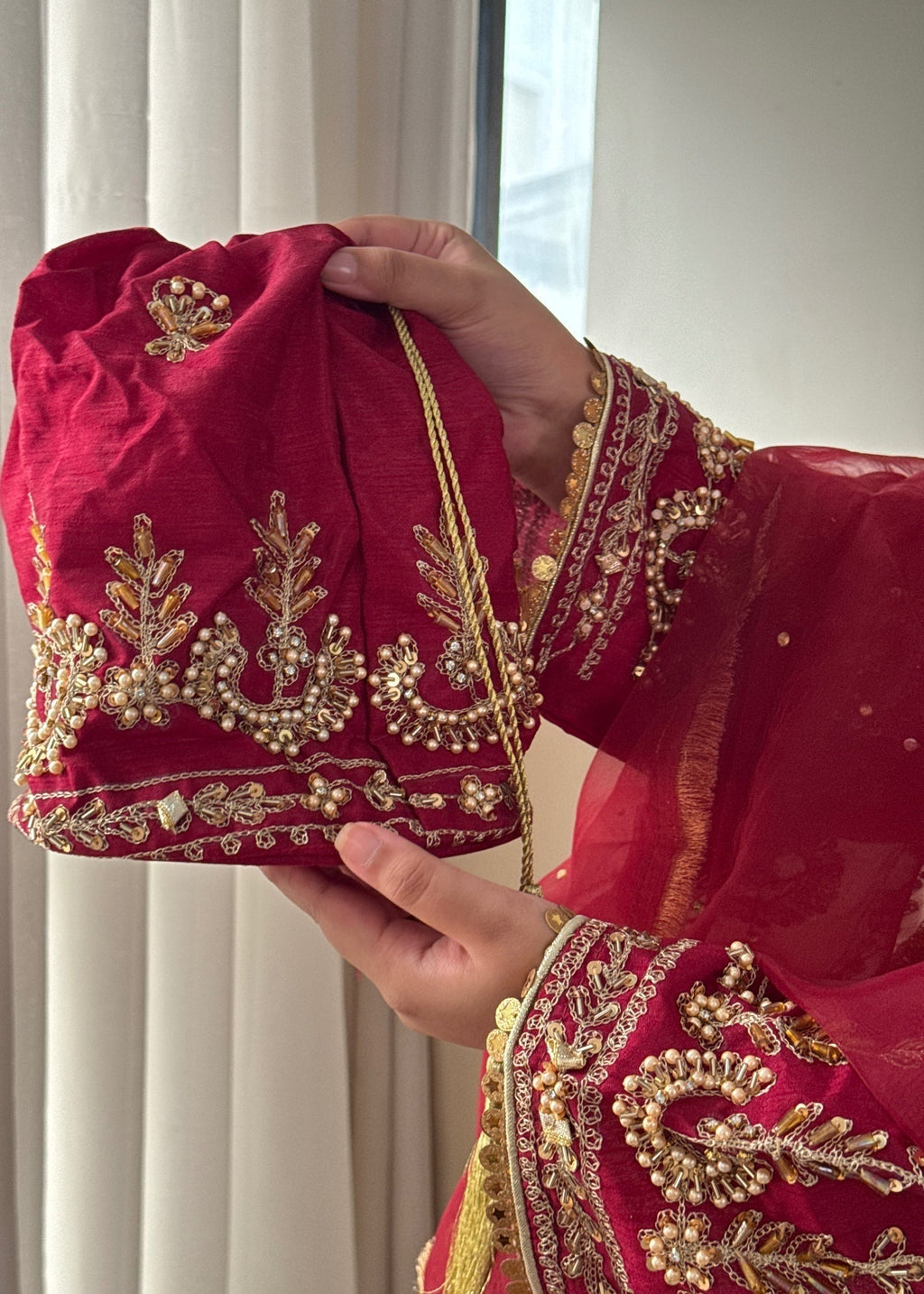 Suits By Sadia Maroon imaan maxi Women 4pcs