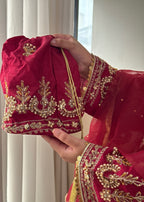 Suits By Sadia Maroon imaan maxi Women 4pcs