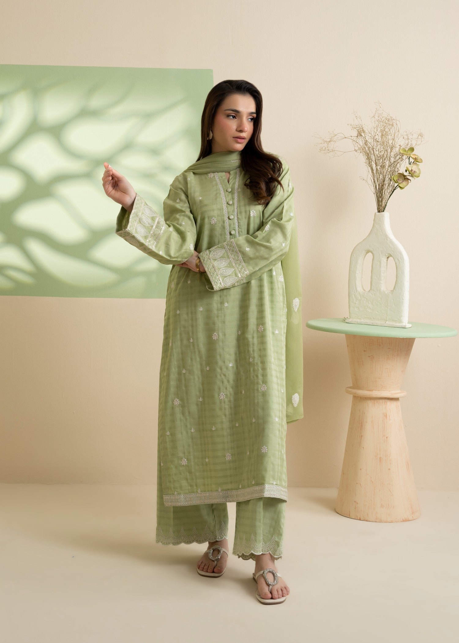Zellbury WPS2532577 Green Women 3pcs