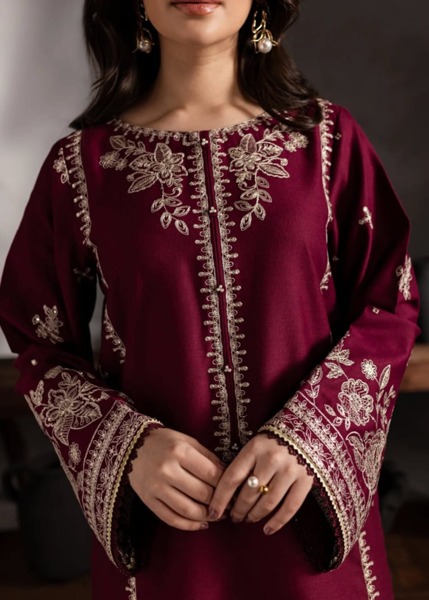 Tehzeeb Libas SAJNI EMBROIDERED Women 2pcs