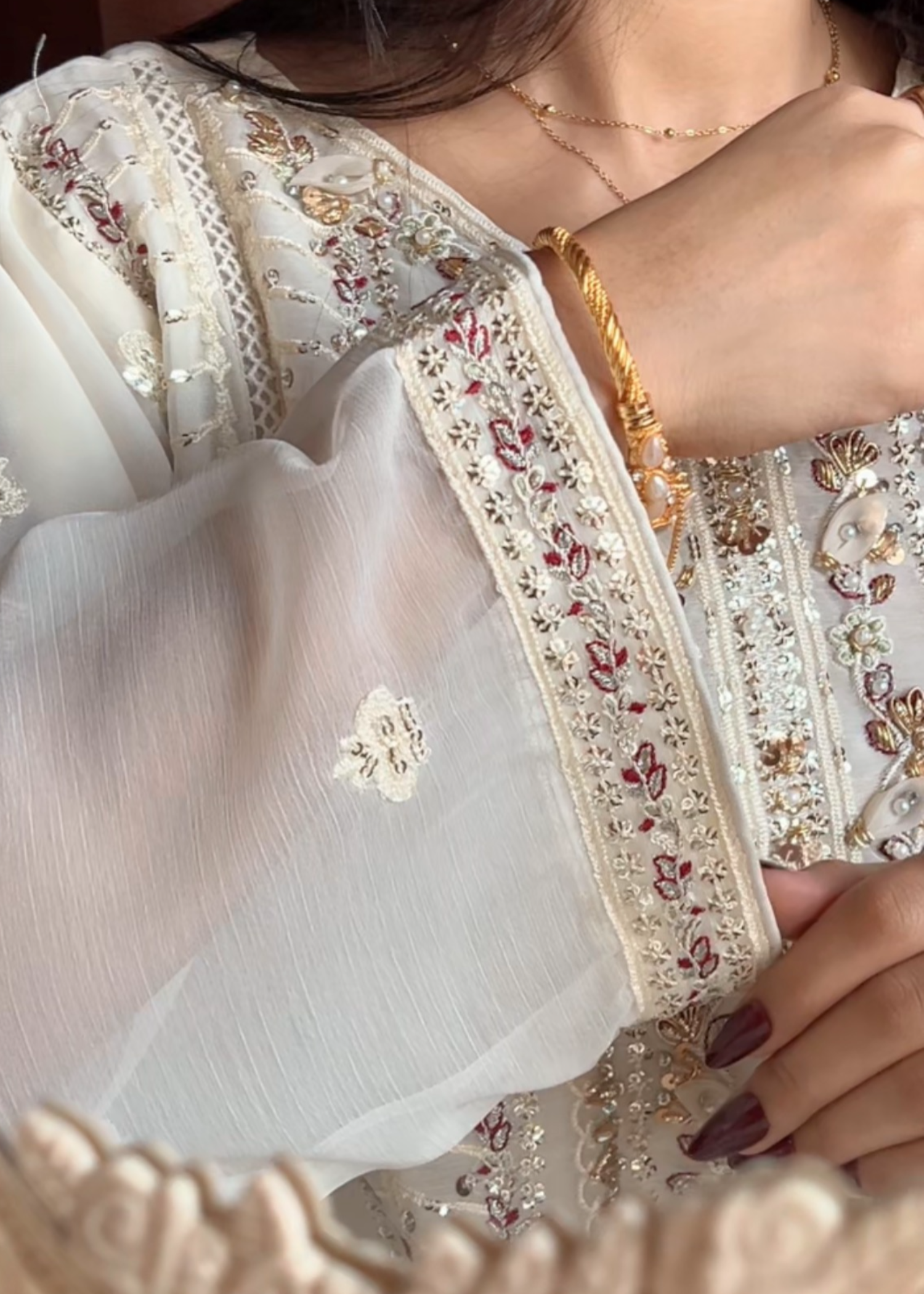 Four Season Boutique AIZAL CREAM WHITE Women 3pcs