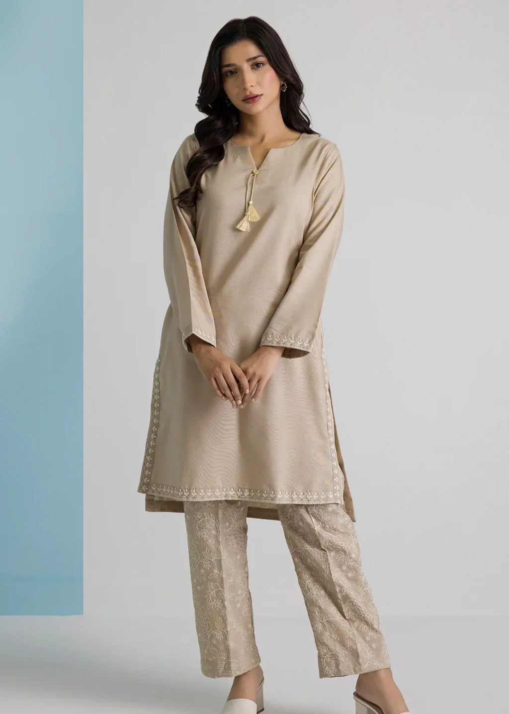 Zellbury WPW2421523 Beige Women 2pcs