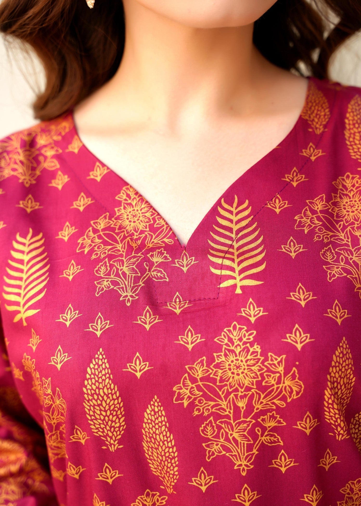 Chaudhary Arts Haze maroon Women 2pcs