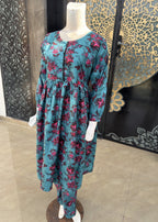 Noir Stitched Dress Phiswas (jp24) Teal Women 2pcs