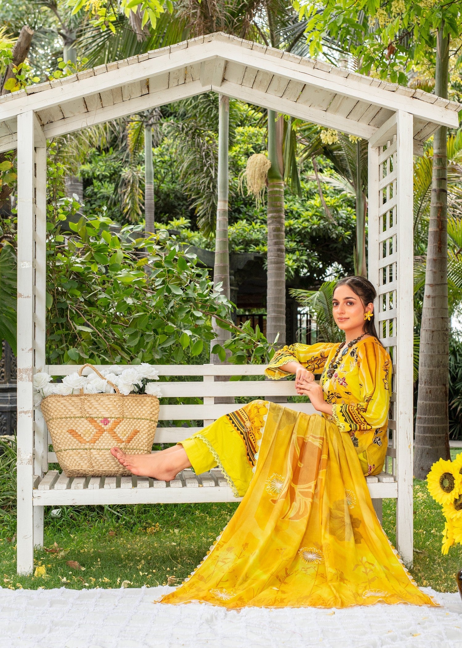 Ayeza Collection Yellow Kurta Set 02 Women 3pcs