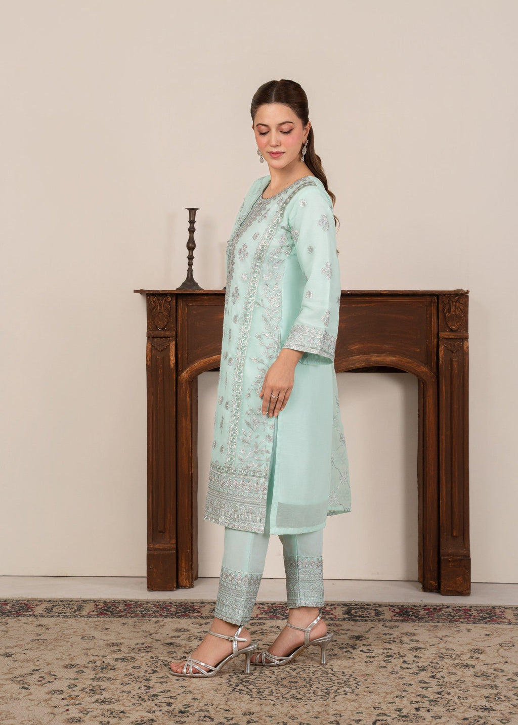 Four Season Boutique JUMMI 12 CHIFFON ICEBLUE Women 3pcs