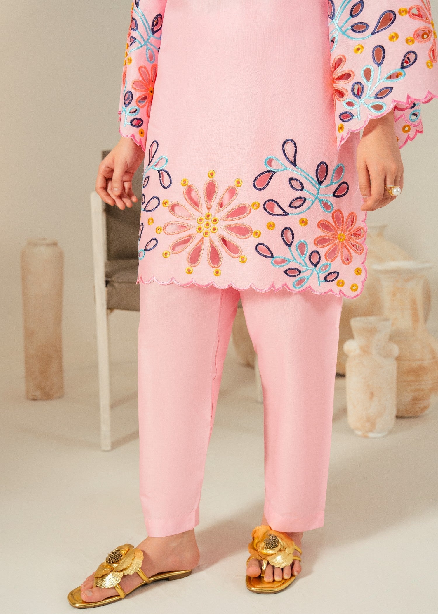 Chaudhary Arts Grace Pink Women 2pcs