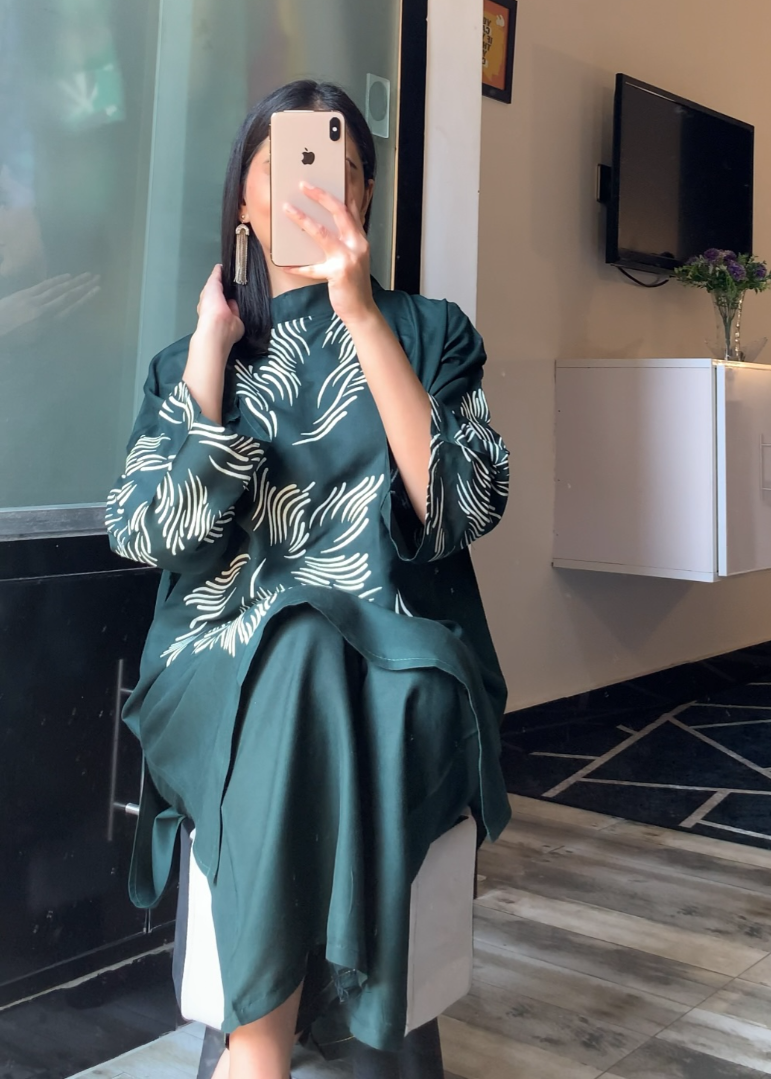 Anabya Garments JAZMEEN GREEN Women 2pcs