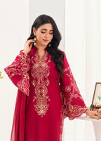 Sahibas By Mirza Elara Maroon Women 3pcs