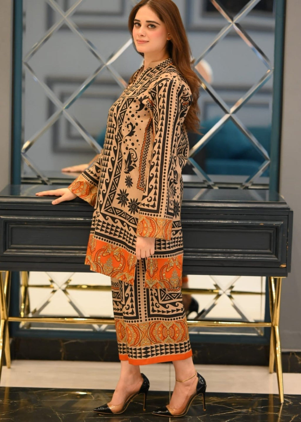 Tehzeeb Libas MIRAAL CORD SET Women 2pcs