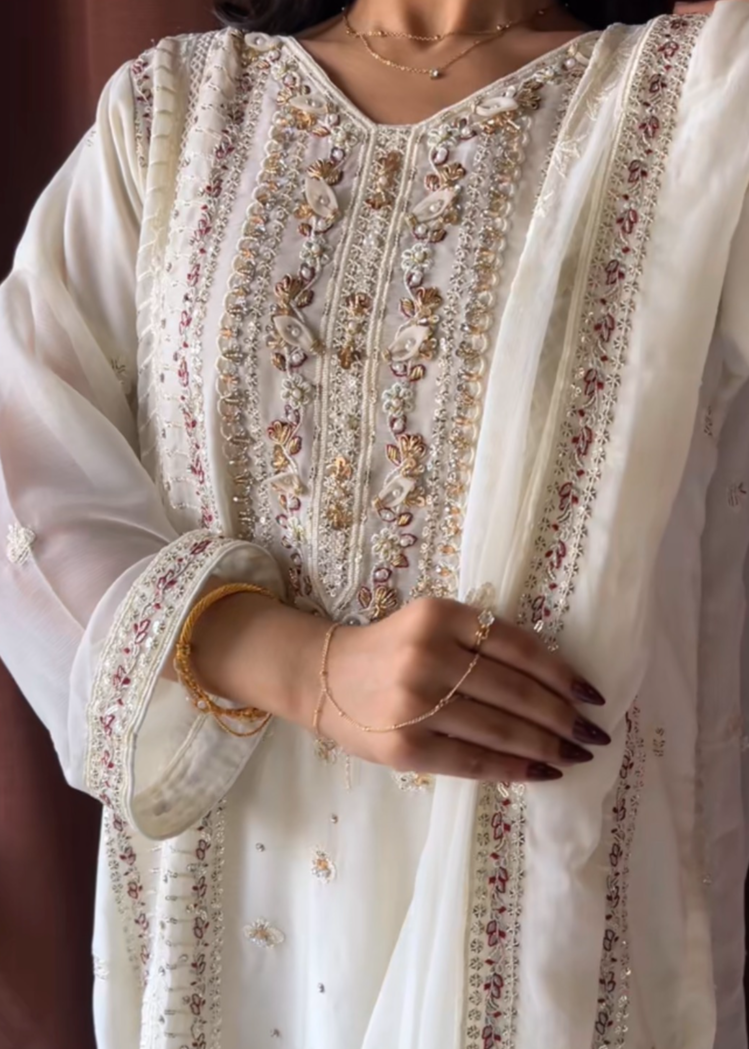 Four Season Boutique AIZAL CREAM WHITE Women 3pcs