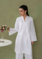 Yolo Pret Schiffli Embroidered Set Rozana S25 0023 Women 2pcs