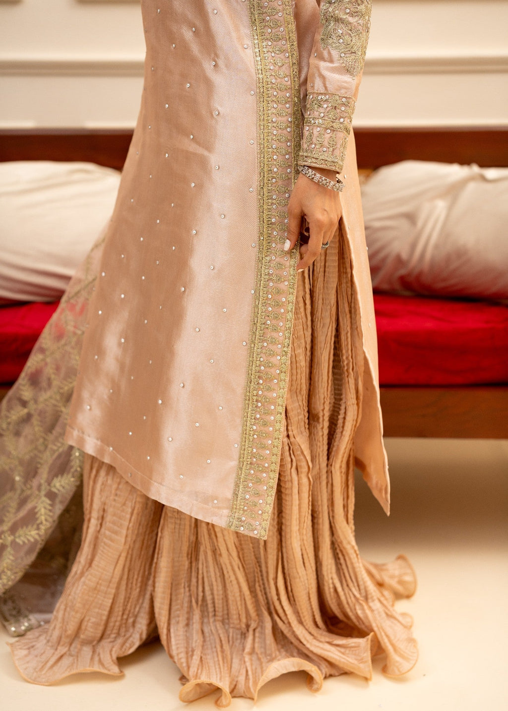 Alyssa Tea Pink suit ALL407 Women 3pcs