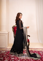 Alyssa Black gharara suit ALL404 Women 3pcs