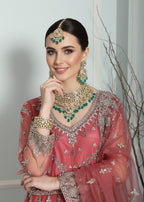 Insiya By Saira Jawad Bridal Maxi Strawberry Pink 216 Women 2pcs