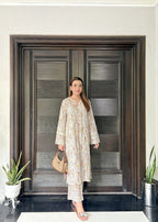 Zenyre Floral Mosaic Printed Set Women 2pcs
