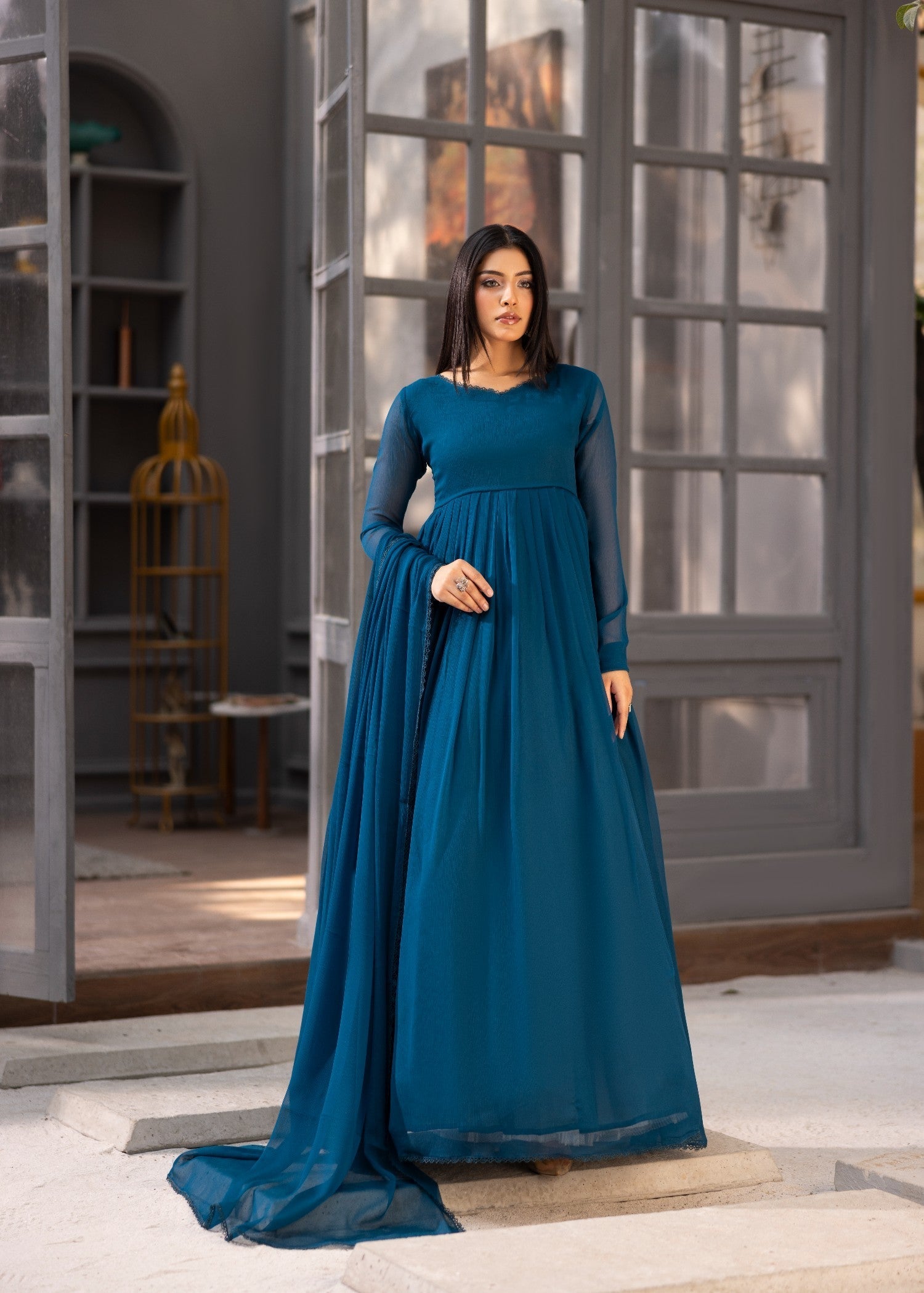 Alyssa TEAL BLUE ALM06 Women 3pcs