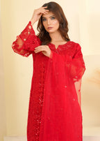 Rangoon Clothing Guluna Red Women 3pcs