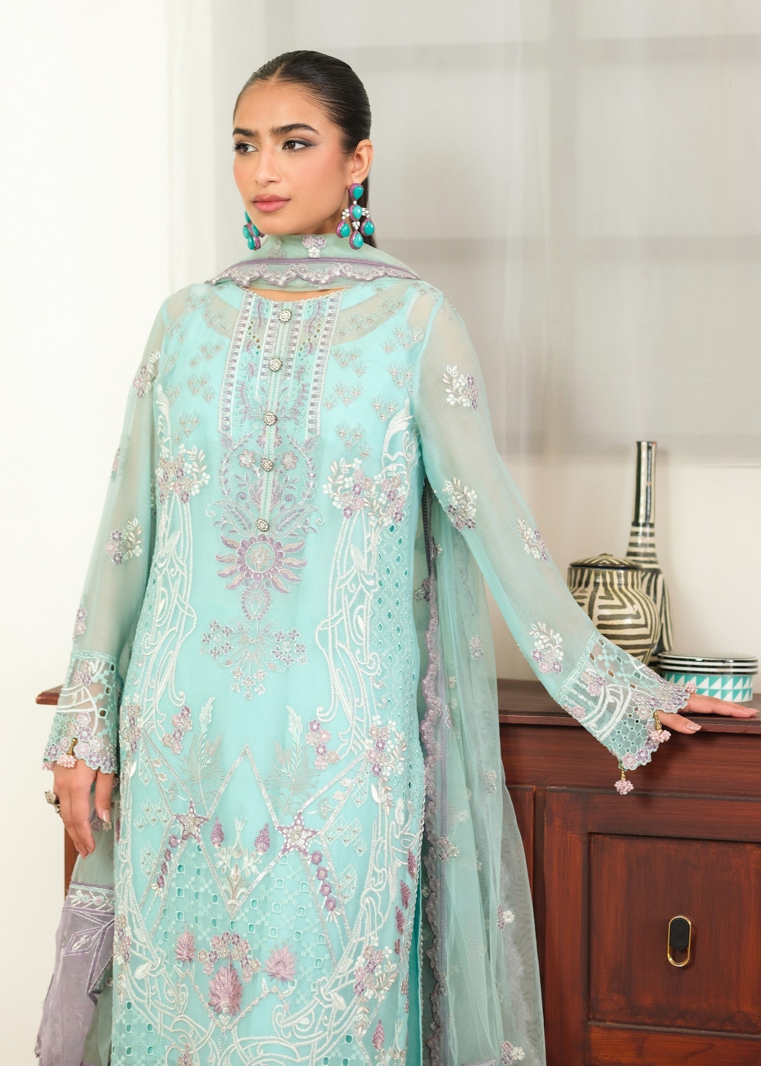 Waresha Frosted Azure WFE 08 Women 3pcs