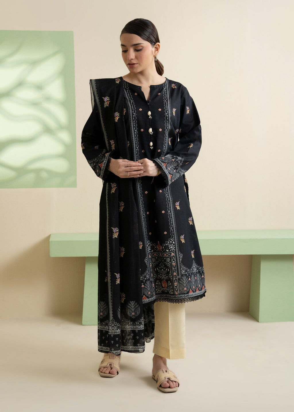 Zellbury WPS2522006 Black Women 2pcs