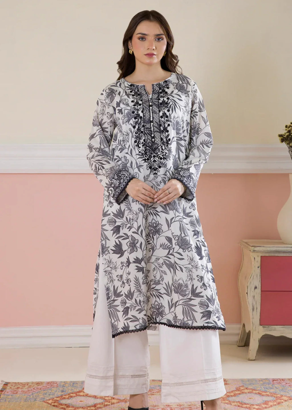 Zellbury WPS2512074 Off White Women 1pcs