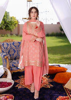 Akhrot Clothing Pink Festive Women 3pcs