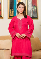 Yolo Pret Cotton Cord Set Rozana S25 0005 Women 2pcs