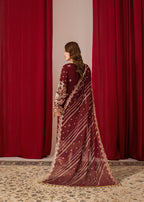 AATIQA Embroidered Chiffon Suit 85 Women 3pcs