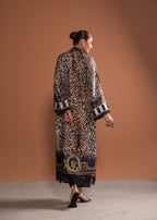 Alyssa LEOPARD PRINT SILK ALN22 Women 2pcs