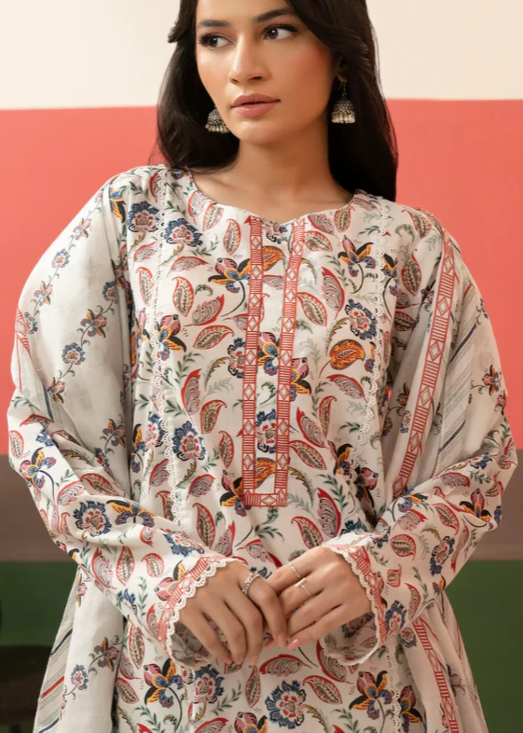 Zellbury Kurta Dupatta WPS2521753 Women 2pcs