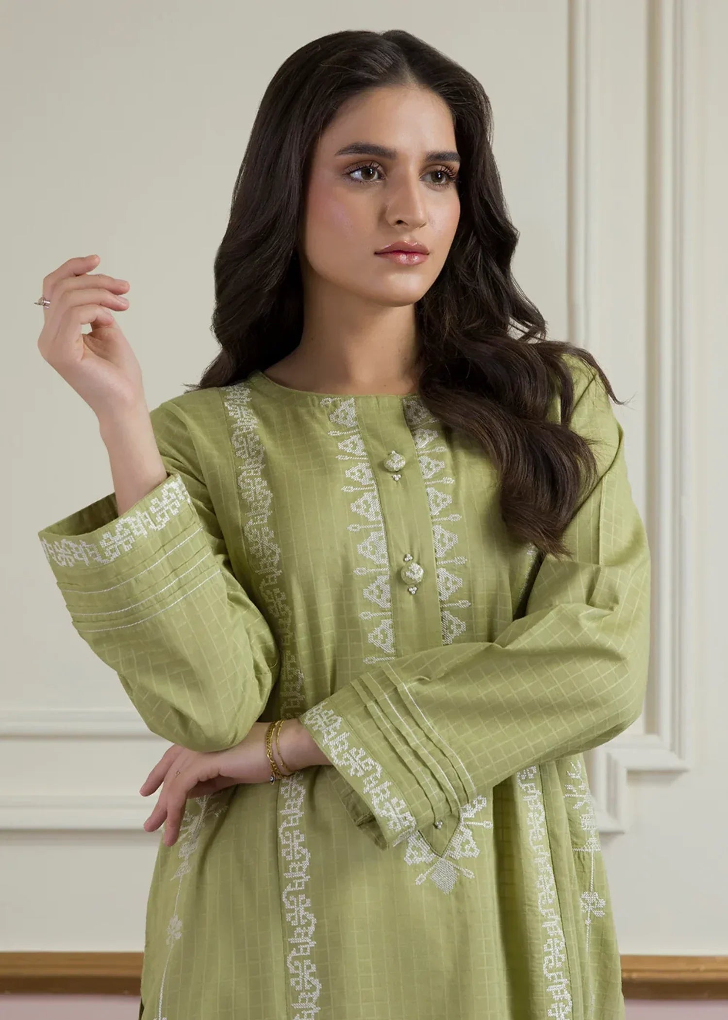 Zellbury WPS2512621 Green Women 1pcs