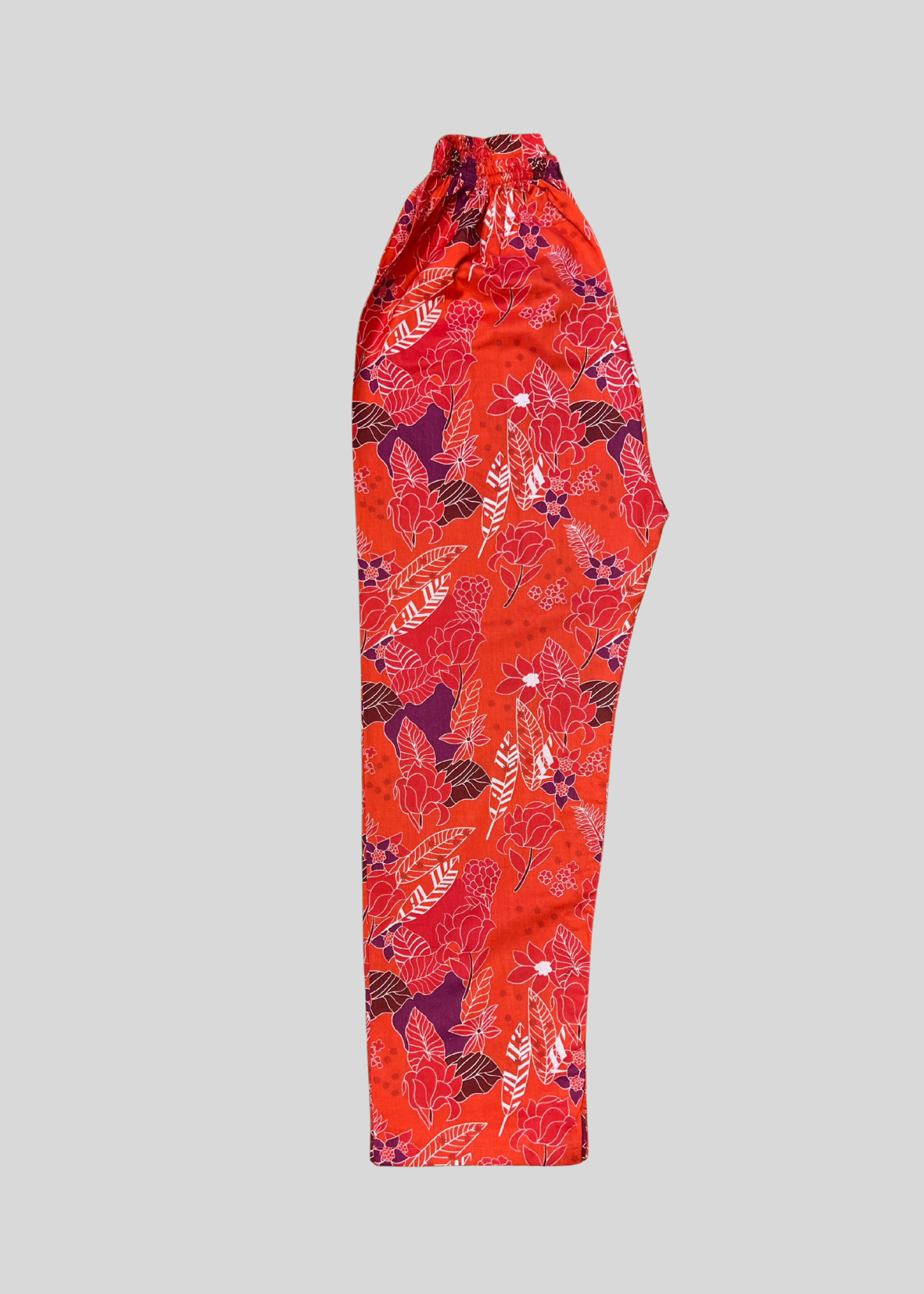 Salimas Women’s Stitched Lawn Suit – Red with Multicolor Floral Print Women 2pcs