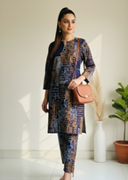 Anabya Garments Mountain Navy Women 2pcs