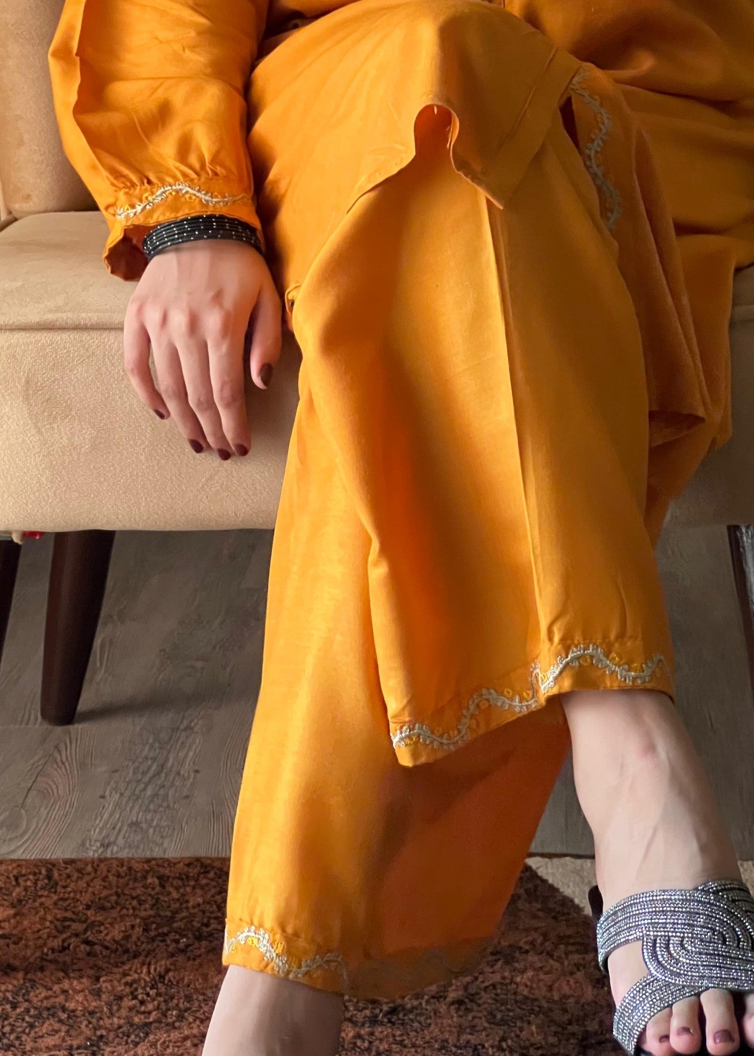 Stylish Collection YELLOW RINGELS Women 2pcs