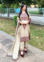 Zarqun 2519 Silk Women 3pcs