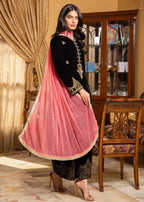 Oh Chintz Black Velvet Set Women 3pcs