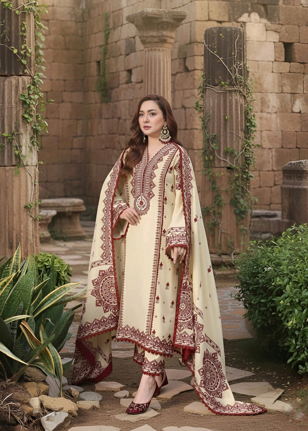 Fabric Garden Mahnoor EMB Women 3pcs