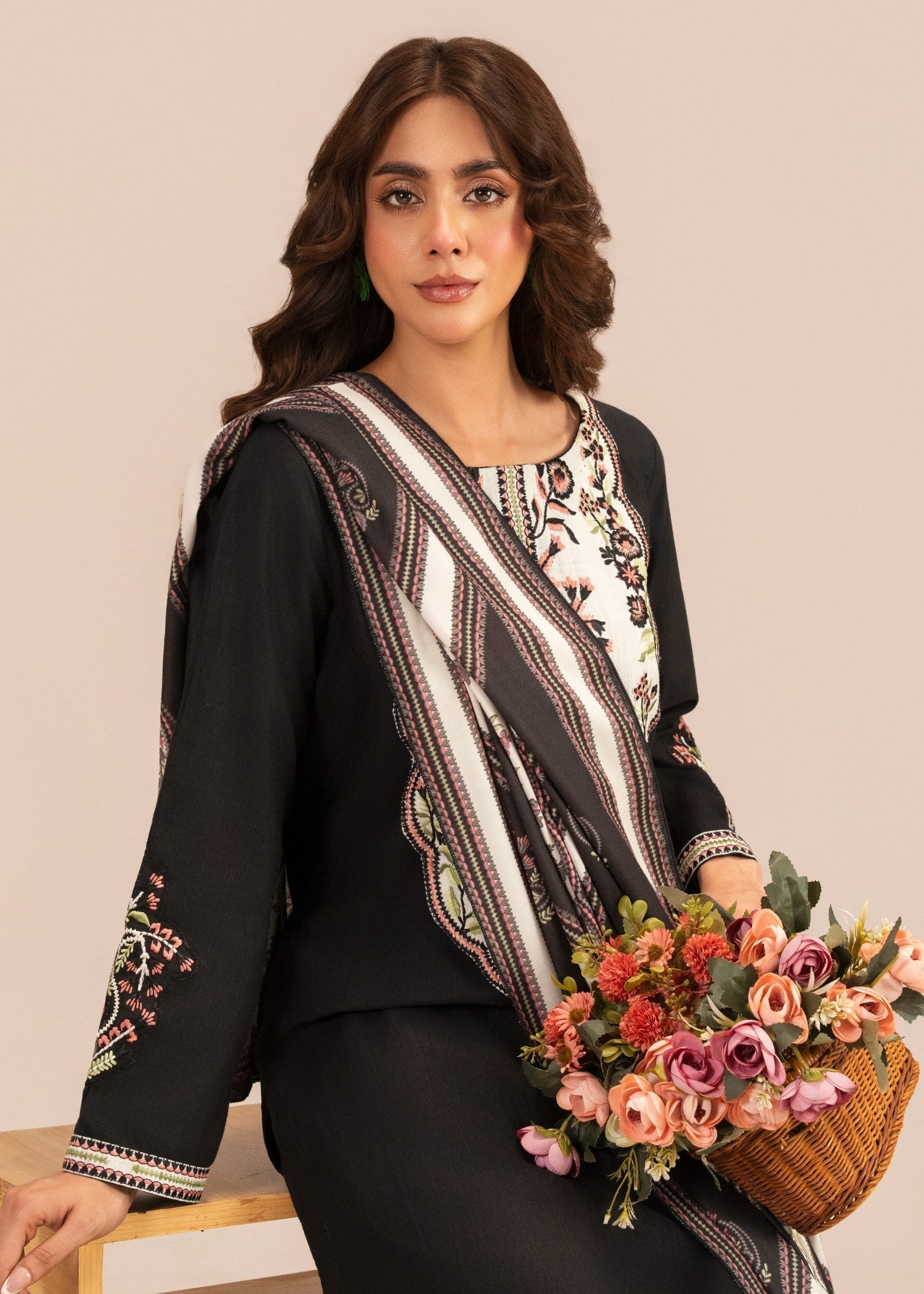 Sahibas By Mirza Roam Black Women 3pcs