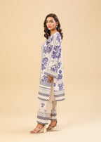 Zenyre Indigo Stripe Printed Set Women 2pcs