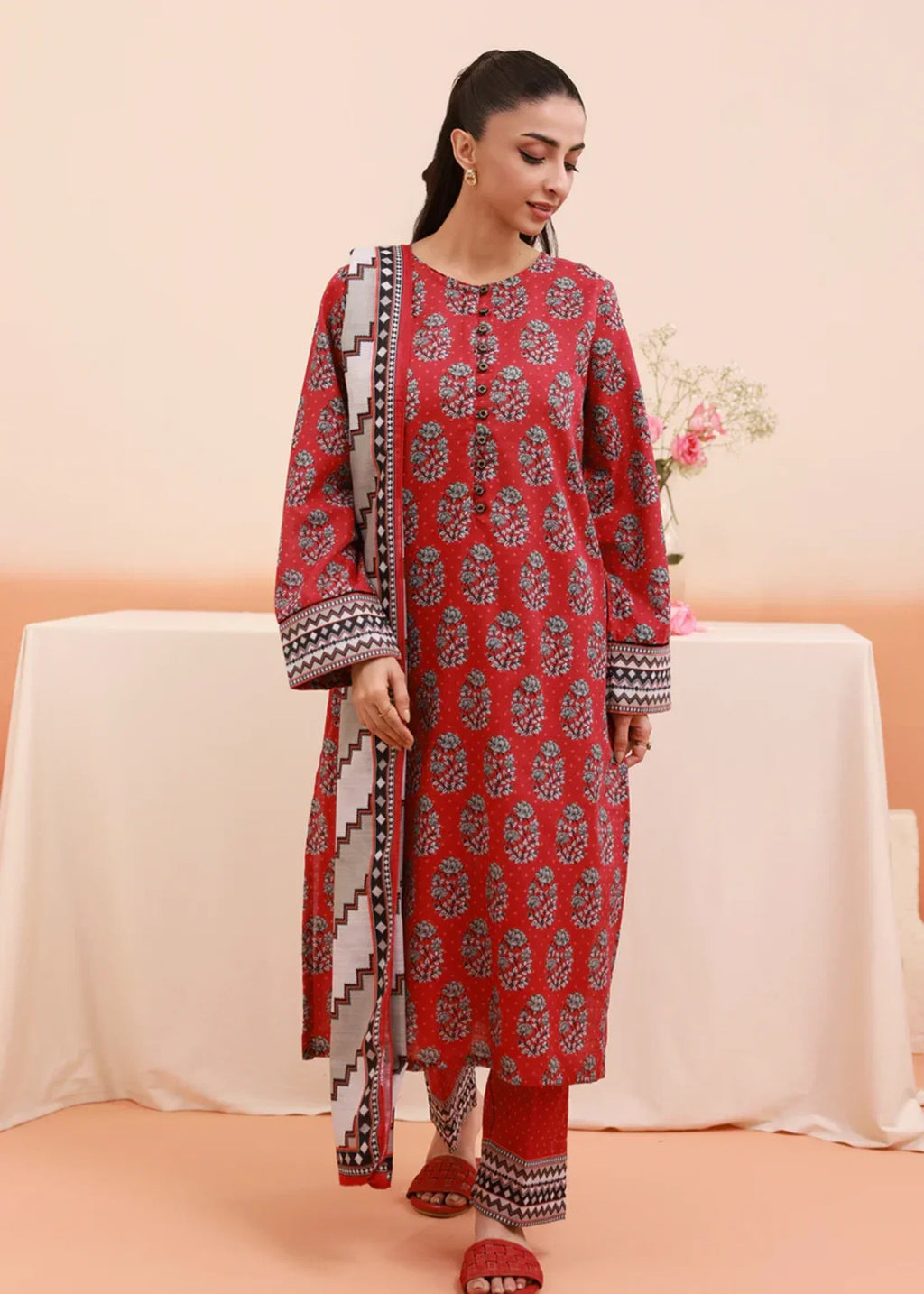 Zellbury WPW2433117 Red Women 3pcs