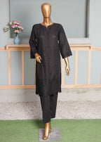 Suntex Fabrics CO ORDS Black Chikan Kari Women 2pcs