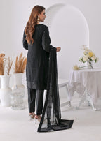 Qasim Anwer By Chandni Bridals LYDIA (BLACK) Women 3pcs