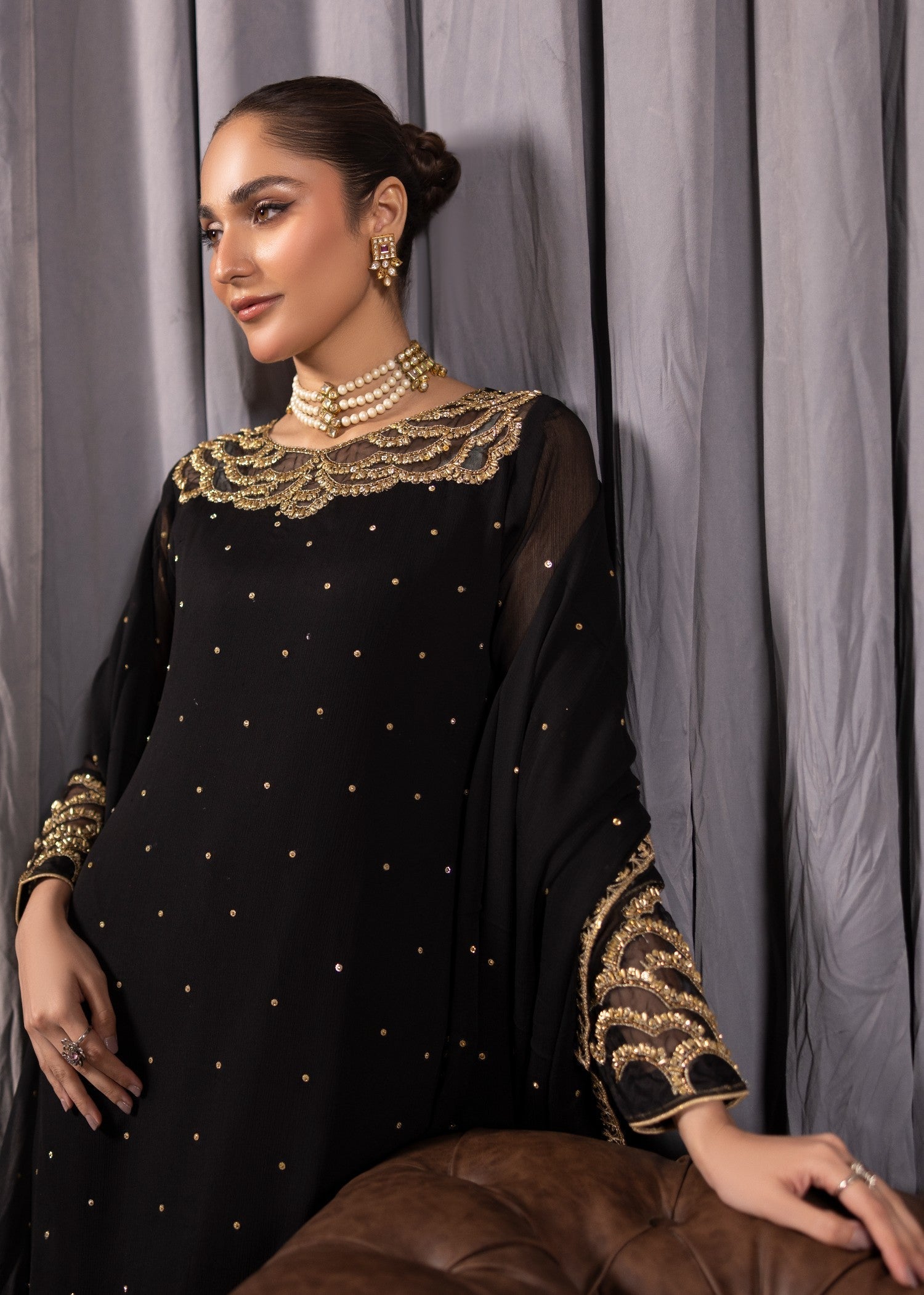 Alyssa BLACK SUIT ALN01 Women 3pcs