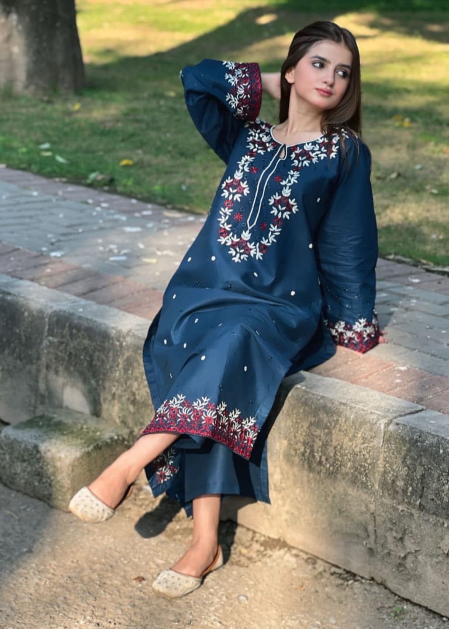 Tehzeeb Libas HEER EMBROIDERED Women 2pcs