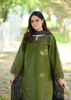 Libas Thread Olive Whisper Women 3pcs