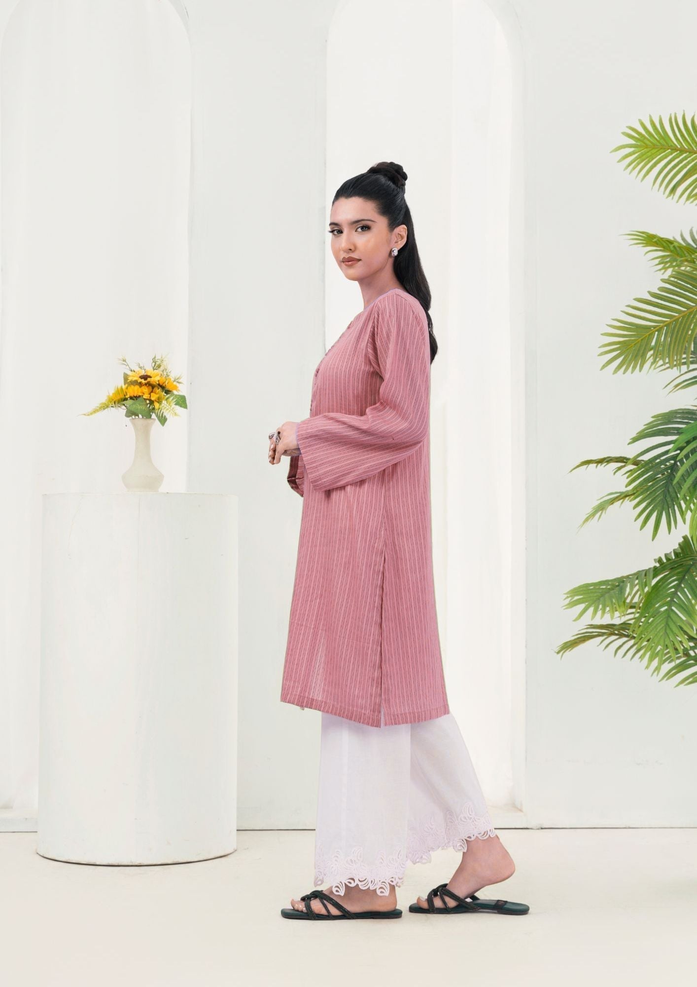 Yolo Pret Bubble Lawn Tunic BLT W25 0002 Women 1pcs