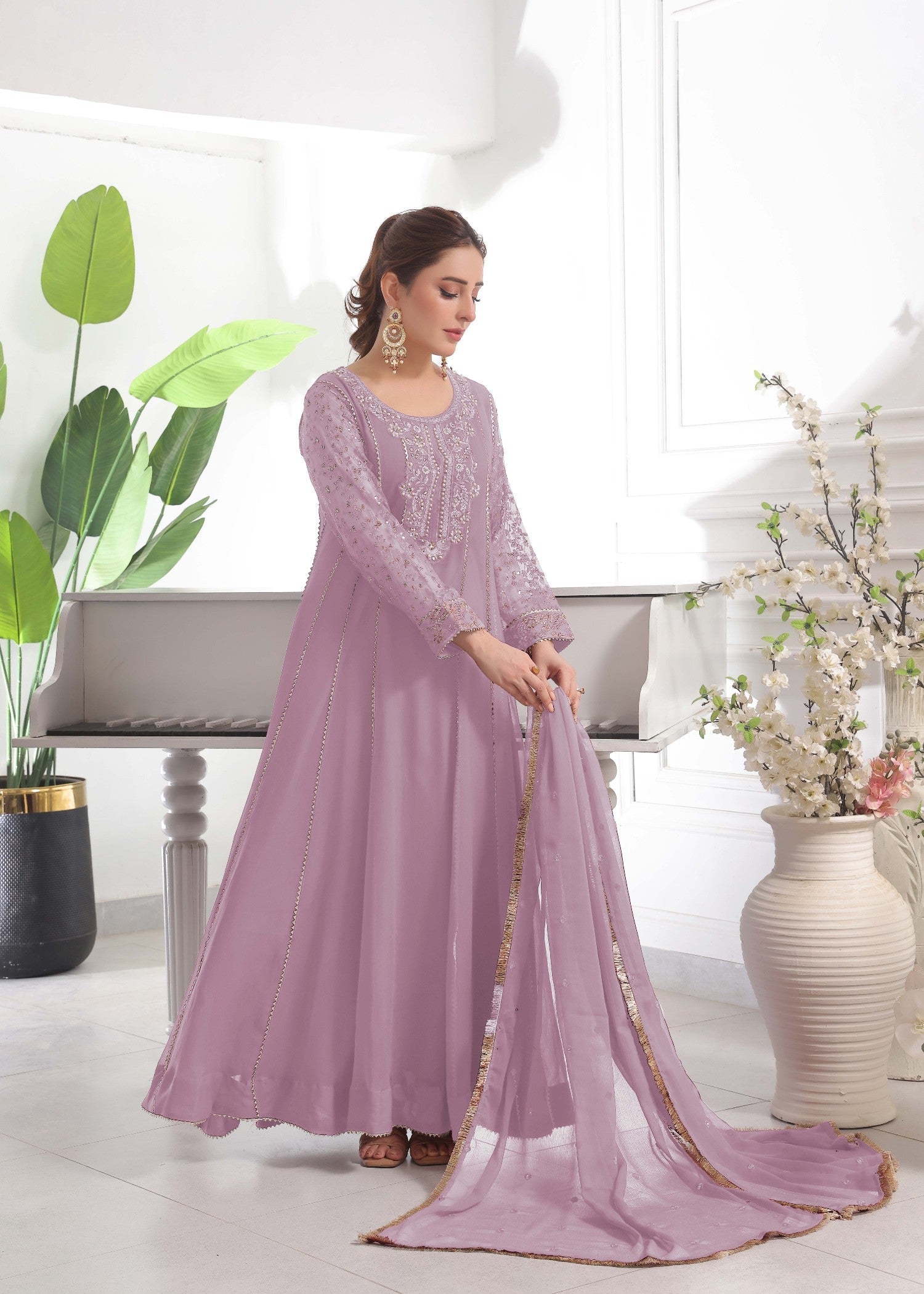 Alsiyab Raani Lilac Women 3pcs