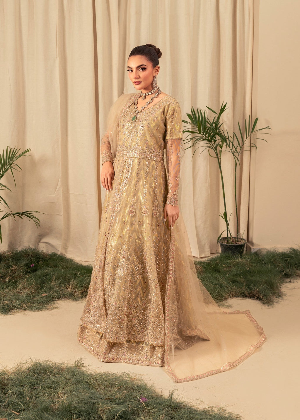 Four Season Boutique DILJAAN PISTA GOLD Women 3pcs